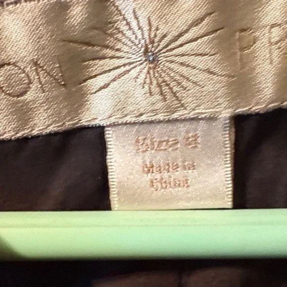 Boston Proper Black Lace-Up Leather Jacket - Picture 3 of 7